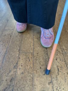A mobility aid for people with legal blindness