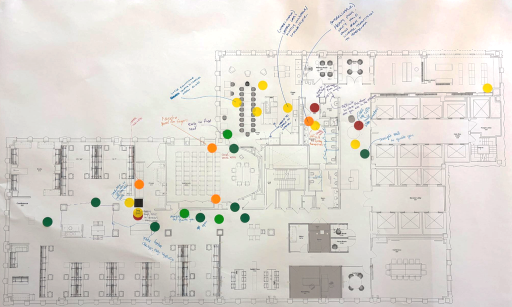 Reactions to accessibility mapped out in the Pittsburgh studio