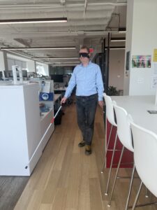Testing the accessibility for visual impairments in the Philadelphia studio